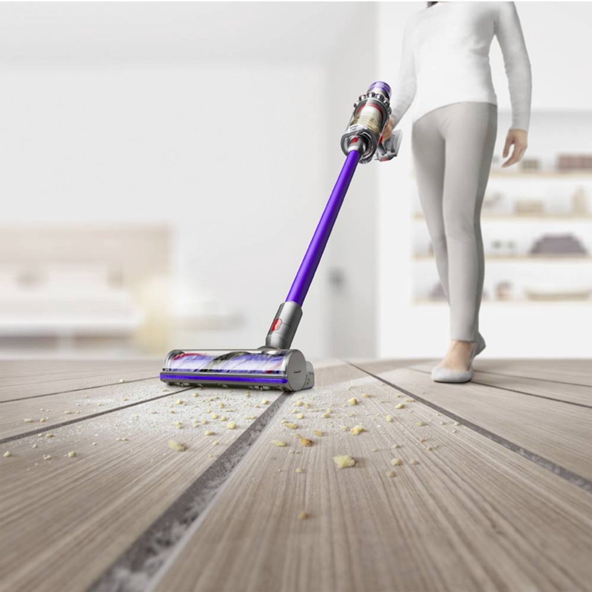 Dyson V11 Advanced - Steelstofzuiger - Paars- 185 Air Watts - Verbeterde accuduur — afbeelding 5