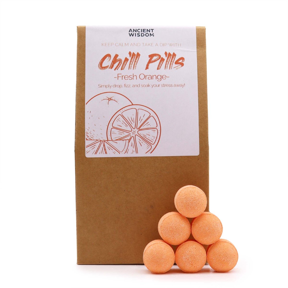 Chill Pills Geschenkverpakking 350g - Verse Sinaas