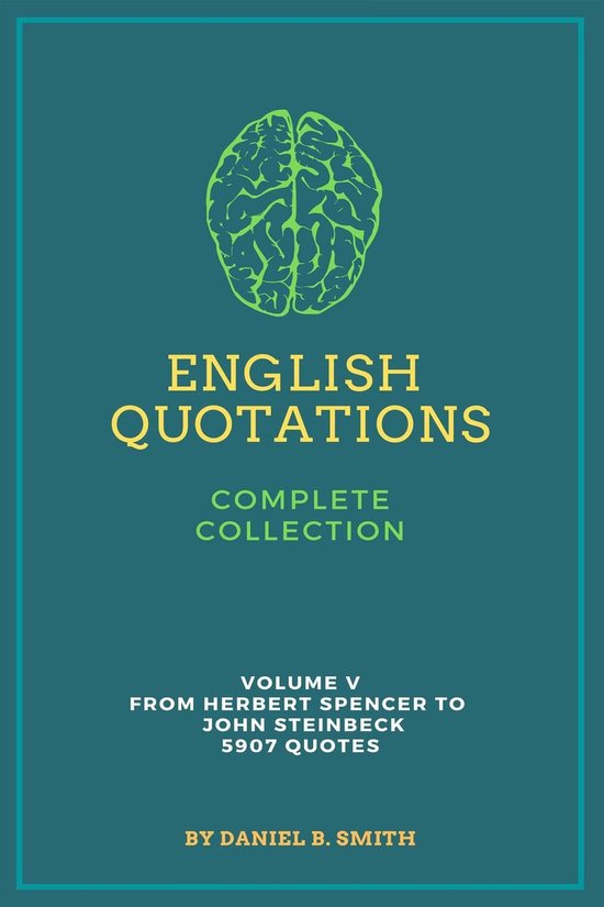 English Quotations Complete Collection: Volume V - cover