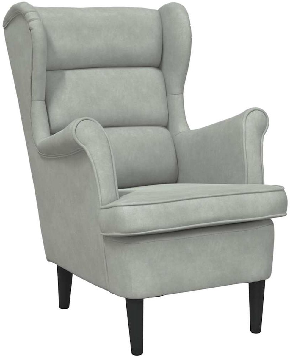 Fauteuil - Relaxzetel - Relaxstoel - Relaxfauteuil - Stoel - Met armleuning - Voor één Persoon - lichtgrijs