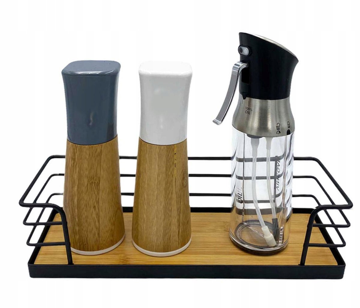 Brunbeste Keukenplank voor Kruiden & Accessoires - Metaal & Hout