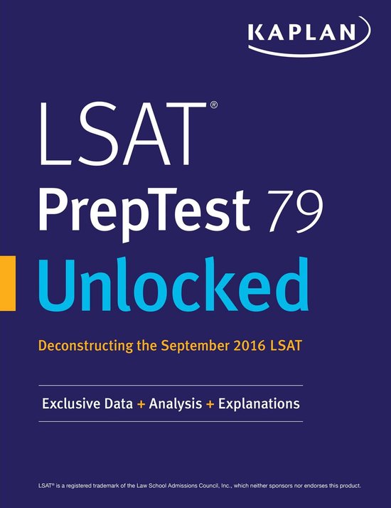 Kaplan Test Prep - LSAT PrepTest 79 Unlocked - cover