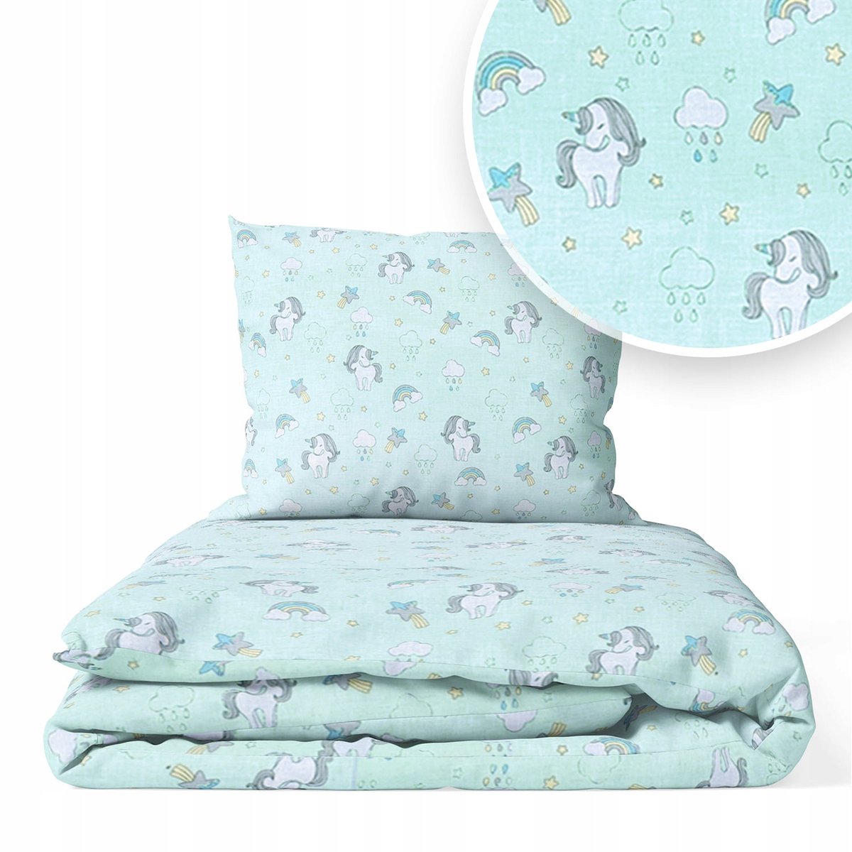 Kinderledikant Dekbedovertrek Set 120x90cm Zoals Pony Katoen