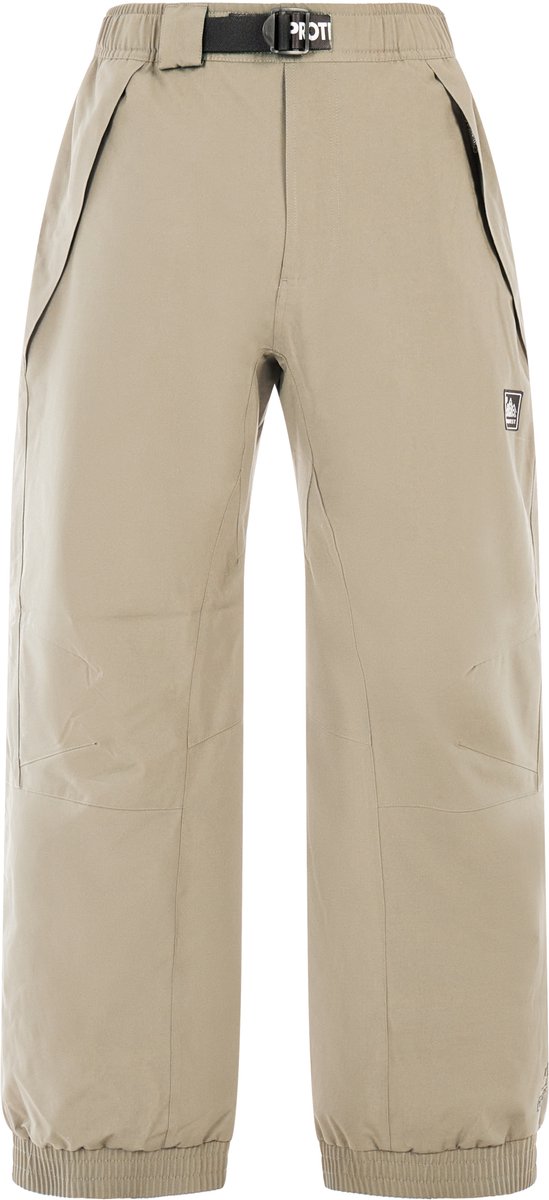 Protest PRTLuton Skibroek Heren Baggy fit Waterkolom 10K Beige