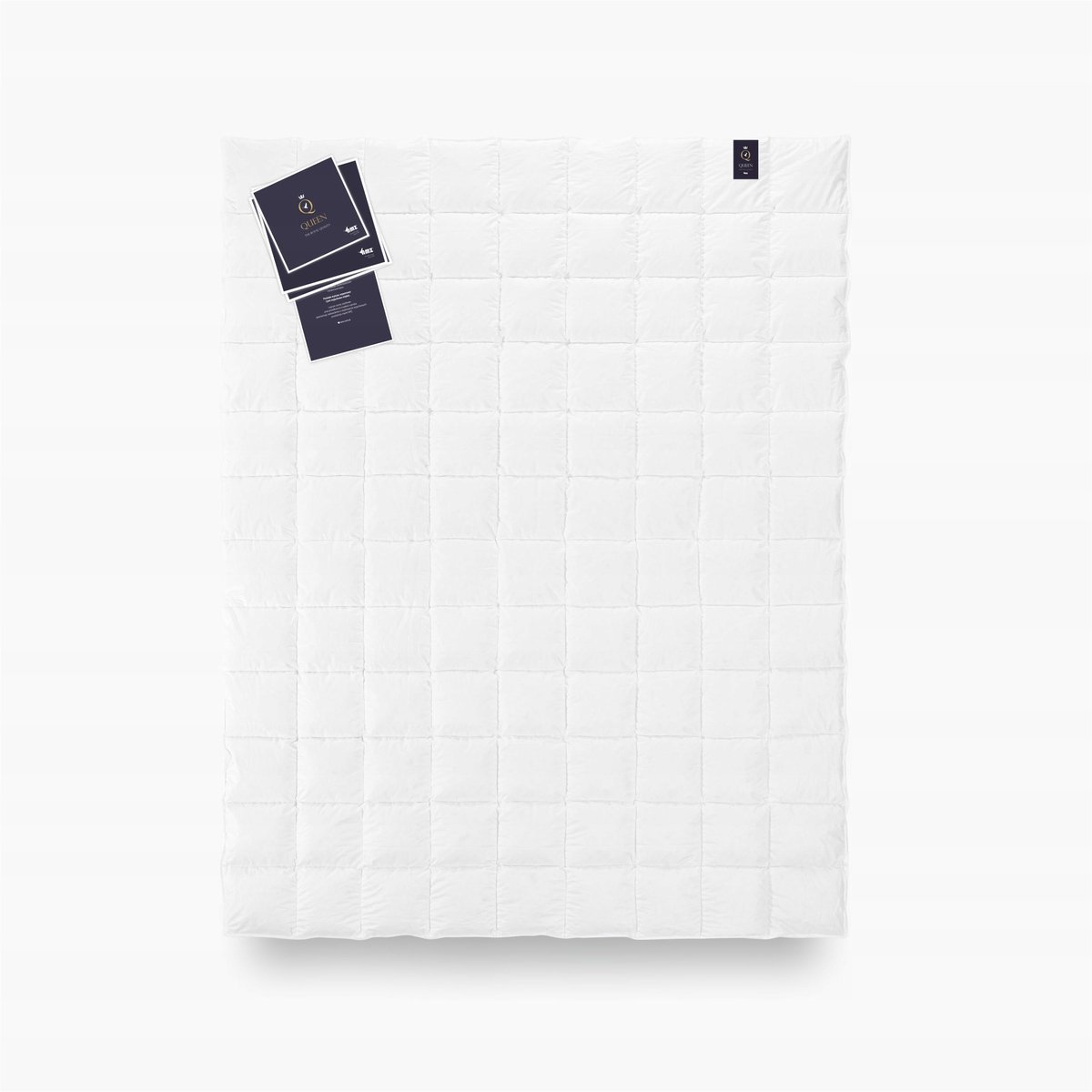 Luxe zomerdekbed 155x200, 100% ganzendons, 850+ CUIN