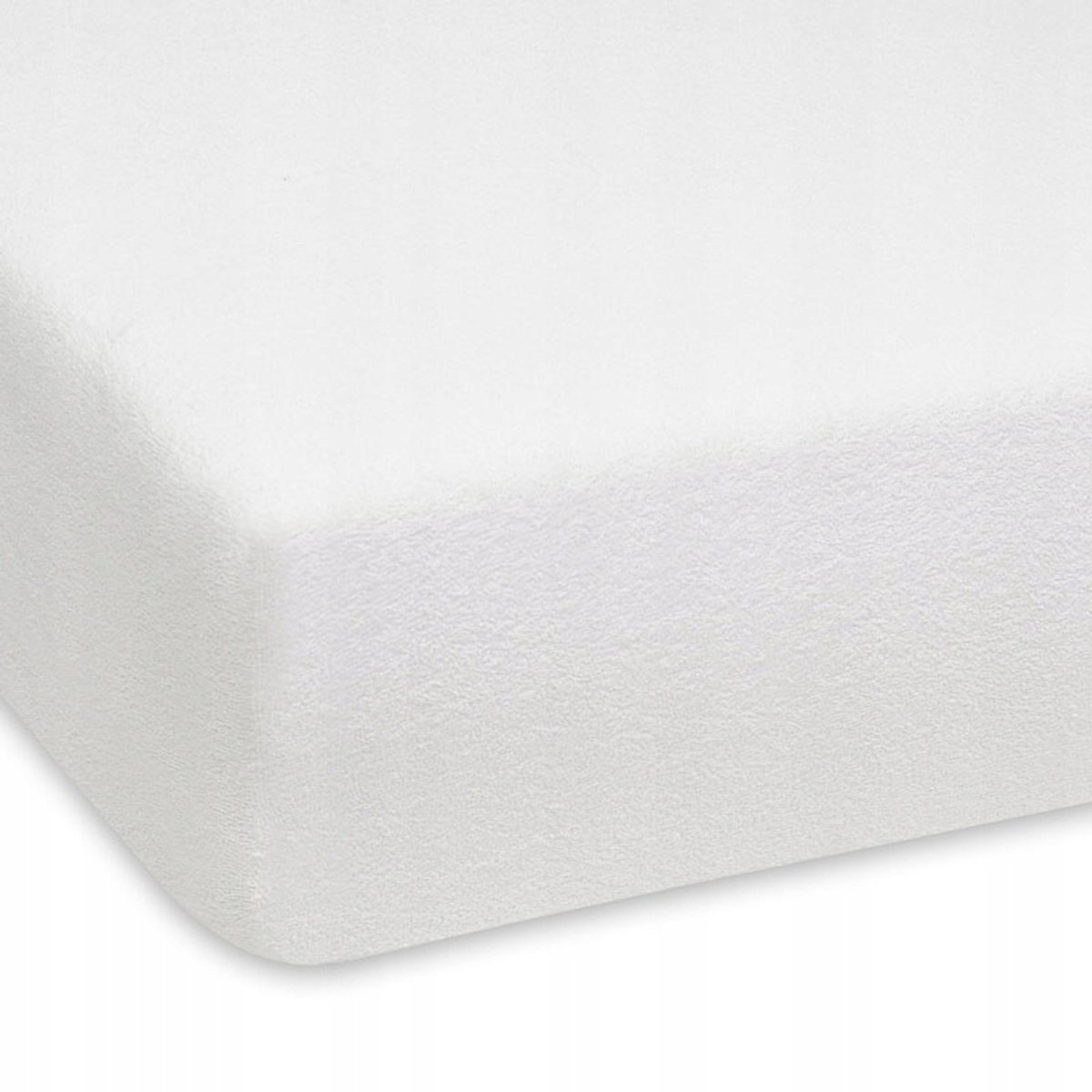 Terry Hoeslaken met Elastiek 140x200cm - Wit