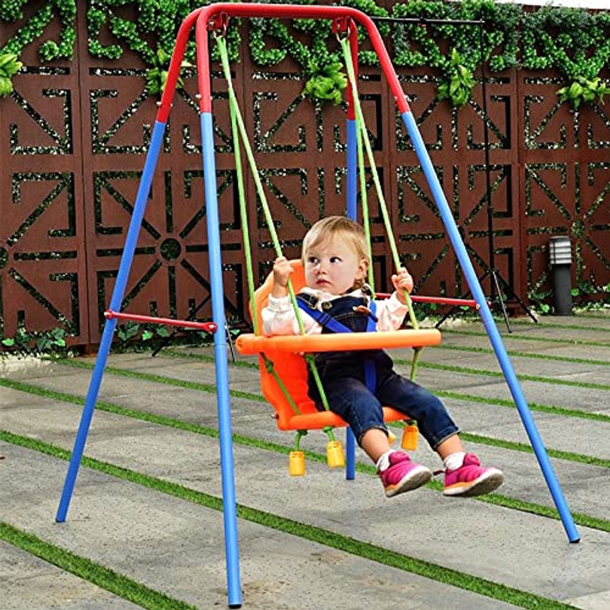 Image of 3-in-1 babyschommel voor binnen en buiten | Eenvoudig op te vouwen, ideaal voor kinderen