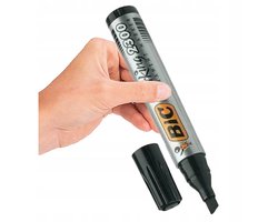 BIC MARKING 2300 Permanente Marker Zwart, 3-5mm, Afgeschuinde Punt