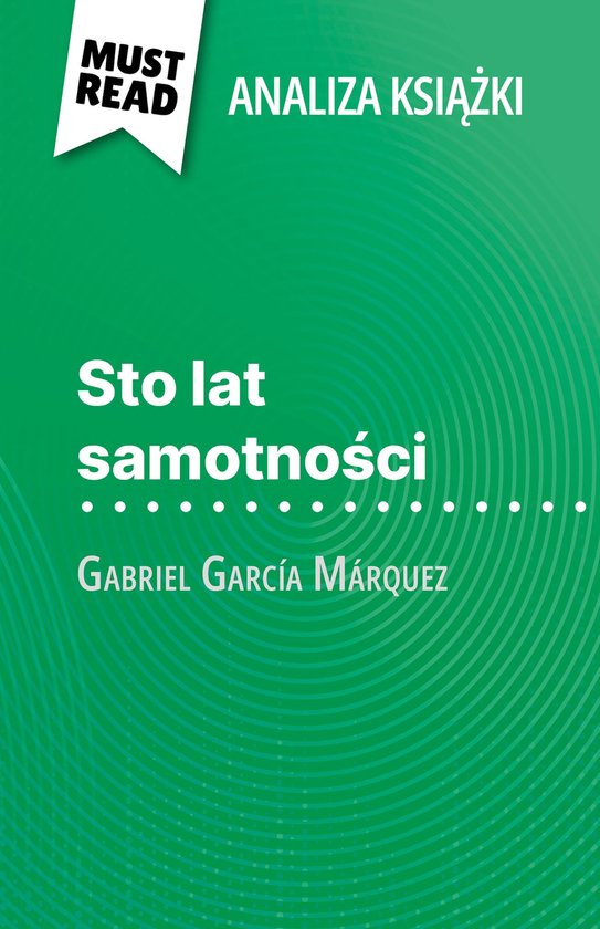Sto lat samotności książka Gabriel García Márquez (Anal ... - cover