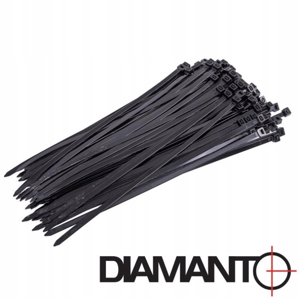 Zwarte kabelbinders 4,8 mm x 350 mm - 100 stuks