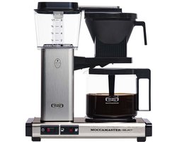 Moccamaster KBG Select - Filterkoffiezetapparaat - Brushed - 5 jaar garantie