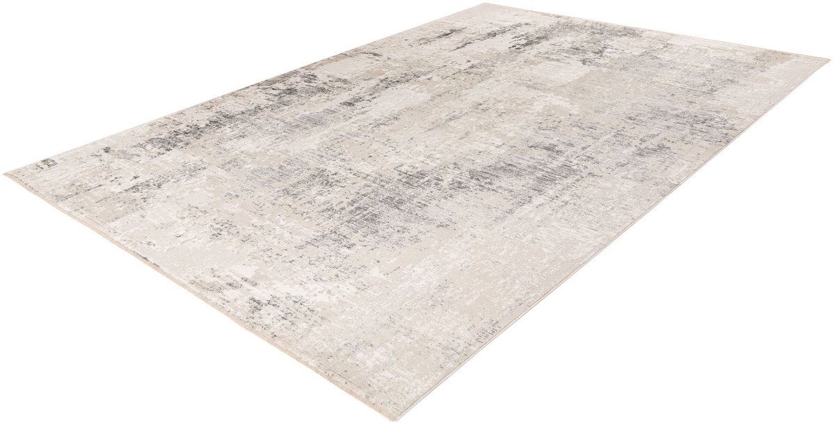 Lalee Vista Vloerkleed - Laagpolig - Modern en Vintage - Zilver - Hoogwaardige Kwaliteit -