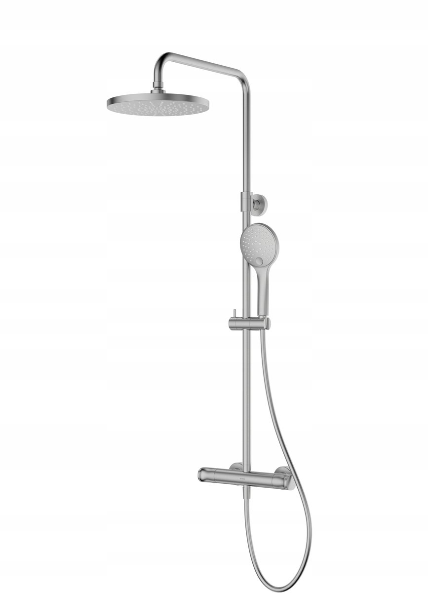 Oltens Vatten Numa Doucheset Thermostatisch Nikkel Wandmontage
