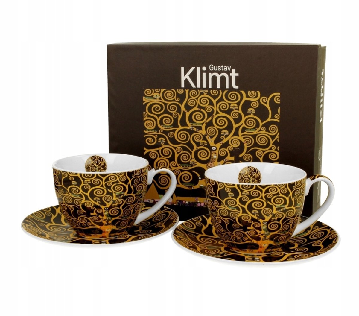 Klimt Levensboom Theekopjes Set (2 stuks) - Porselein