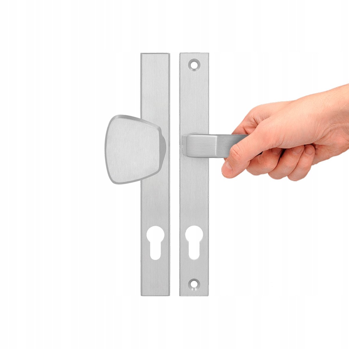 AXA Slim Plus Deurgreep Aluminium 92mm - Stijlvol & Duurzaam