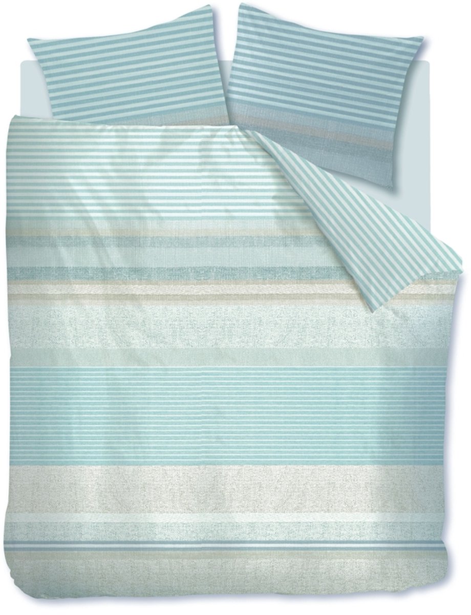 Ariadne at Home Homey dekbedovertrek - Eenpersoons - 140 x 200/220 cm - Blauw