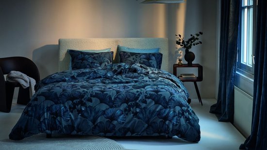 Beddinghouse Presca dekbedovertrek - Eenpersoons - 140 x 200/220 cm - Blauw