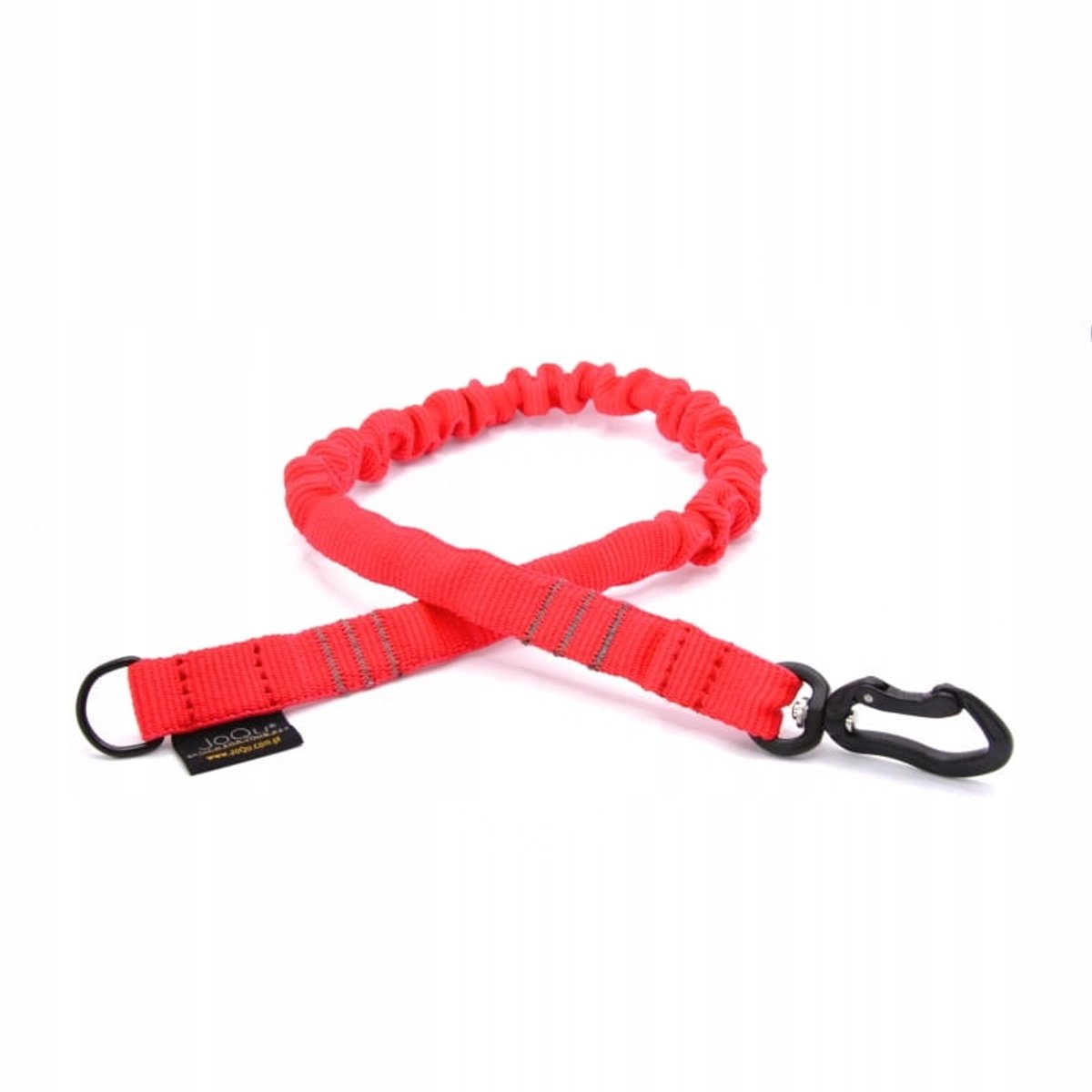 JoQu Hondenlijn Schokdemper S Rood - Licht & Duurzaam