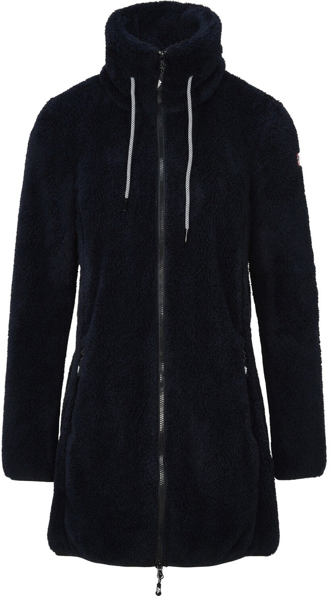 Nordberg Lang Fleece Vest Evelien Dames Blauw