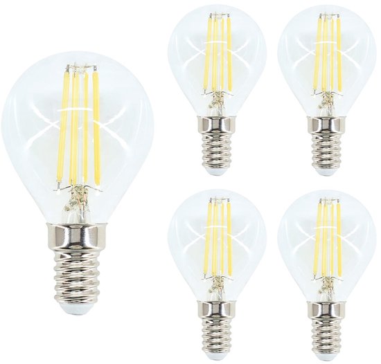 SEBSON E14 LED Lamp 5W vervangt 50W - 420lm Warm Wit 3000K Niet Dimbaar - 46° Stralingshoek - LED Reflector Lamp 230V - Set van 4 SEBSON E14 LED Lamp 5W vervangt 50W - 420lm Warm Wit 3000K Niet Dimbaar - 46° Stralingshoek - LED Reflector Lamp 230V - Set van 4