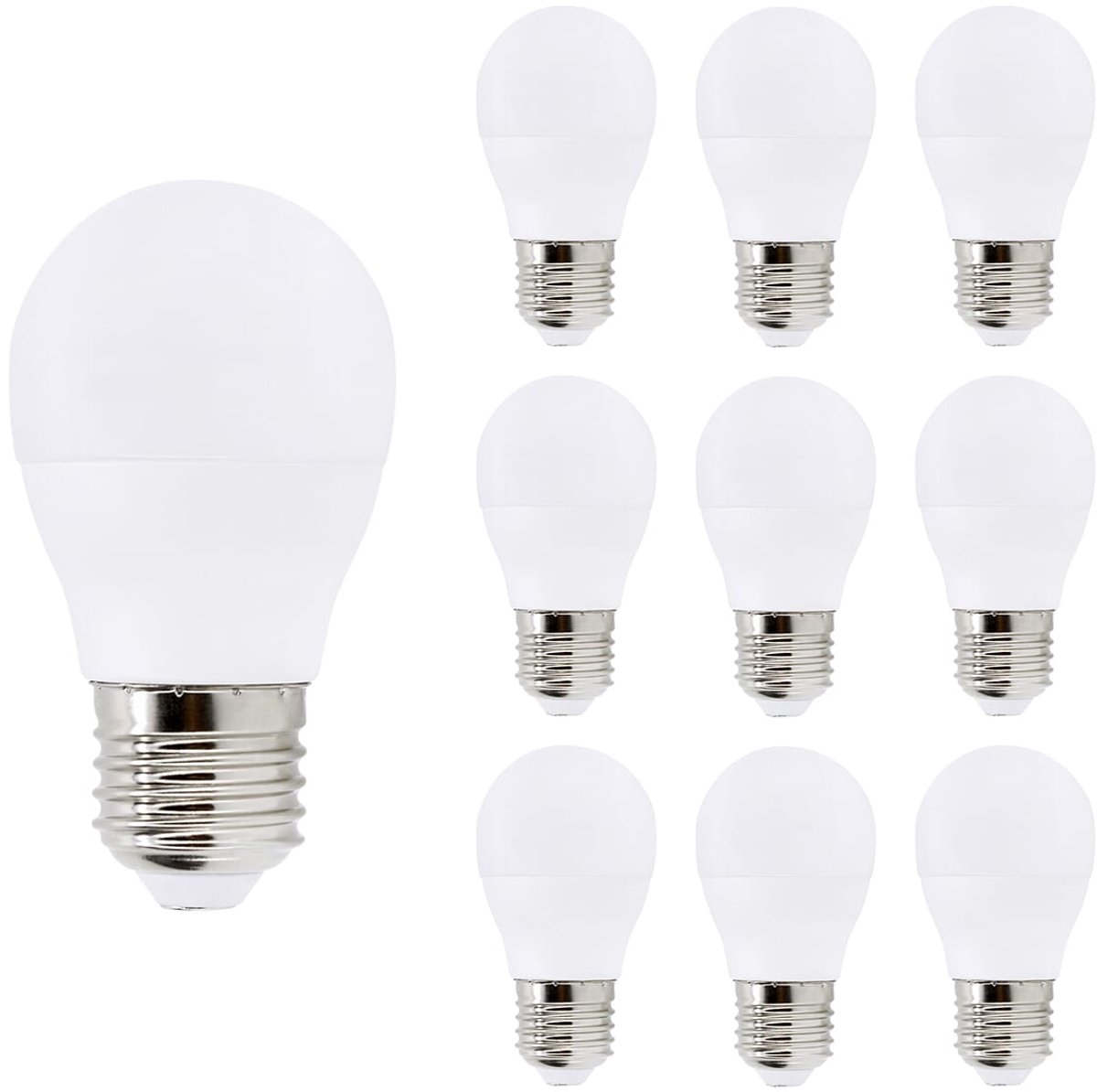 Bemko Premium LED Lamp E27 - vervangt 50W (7.5W) - 720lm - 3000K Warm Wit - 230V - 10 stuks