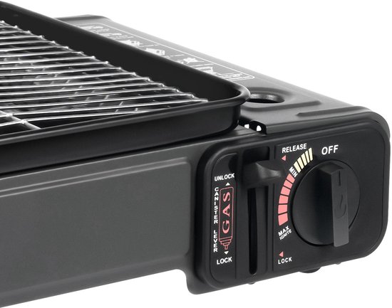 Camping kooktoestel Draagbaar Gasfornuis Camping Grill Gasstel Butaan Grill Stove 41.5*28*11cm van Camping — afbeelding 4