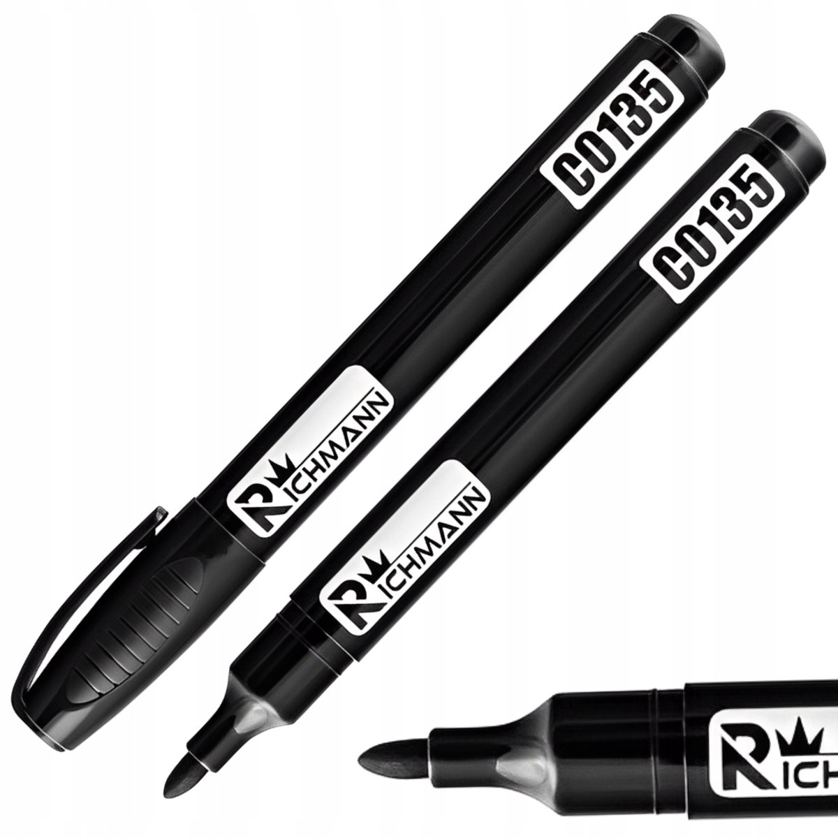 Richmann Bouwmarker Zwart 2mm - Permanent & Waterdicht