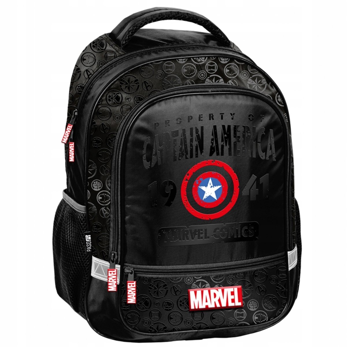 Kapitein Amerika Rugzak Schooltas Avengers Marvel Paso - Perfect voor Klas 1