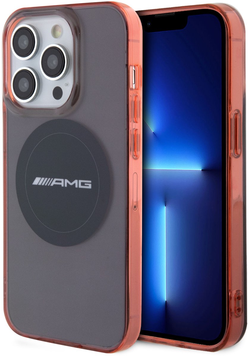 AMG Back Cover - Apple iPhone 15 Pro - Zwart - MagSafe-compatibel - Timeless Design