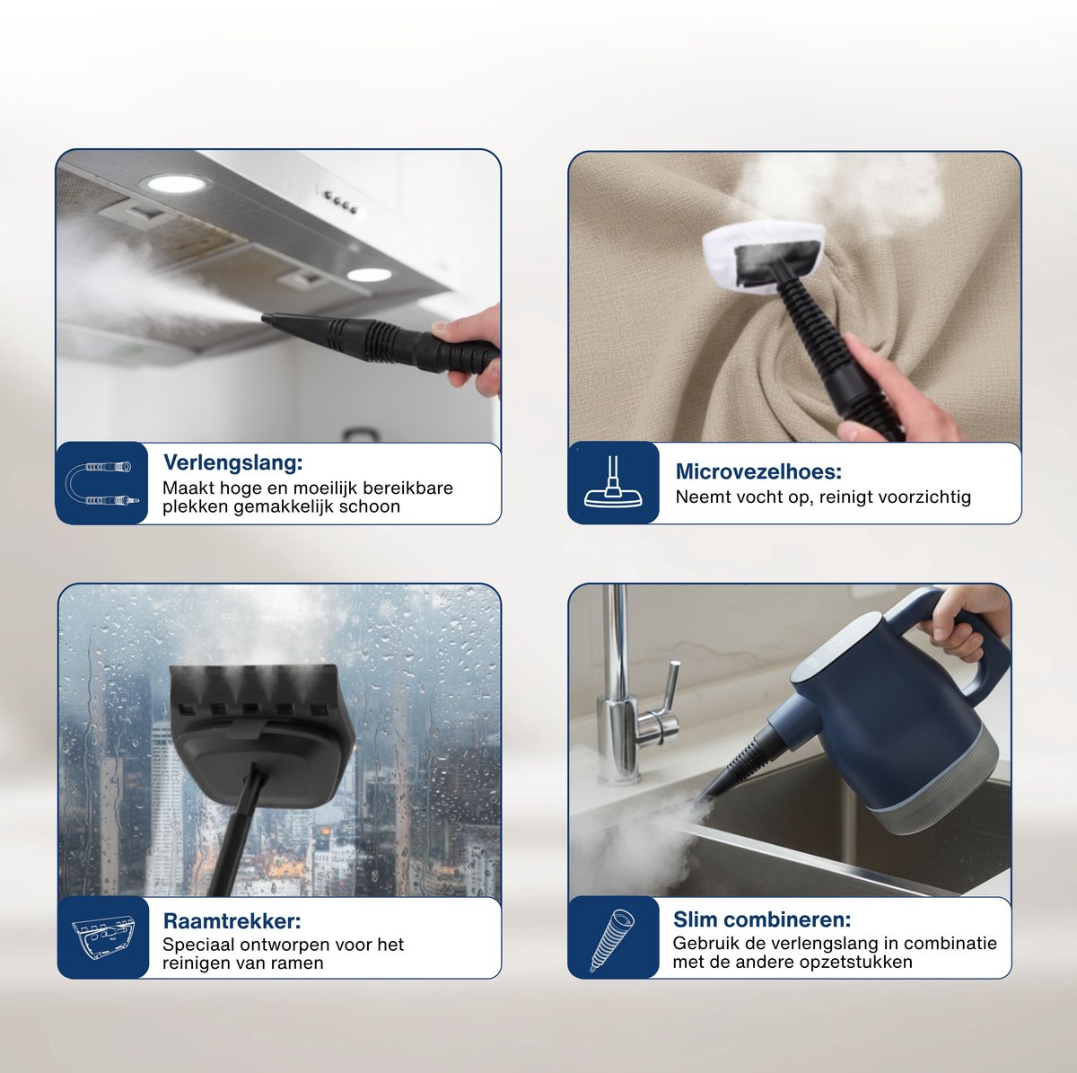 AirSteam S1 Handstoomreiniger 1350W met Touchscreen thumbnail 5