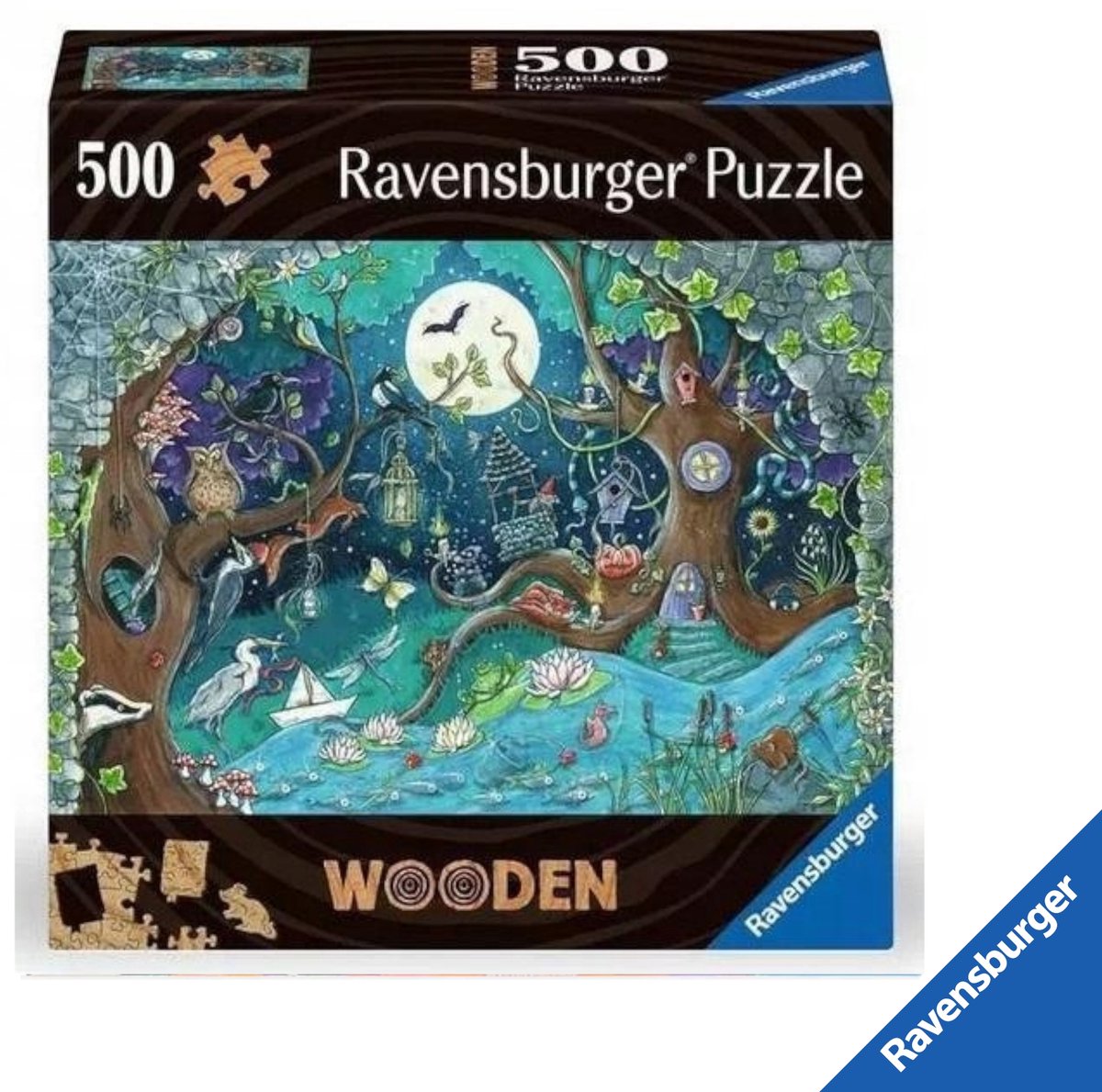 Ravensburger Houten Puzzel 500 Stukken Sprookjesbos Educatief Speelgoed