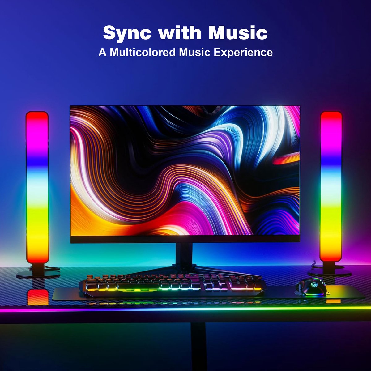 YONO Light Bar RGB - LED Monitorverlichting, 2 stuks thumbnail 3
