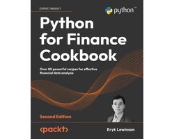 Omslag van Python for Finance Cookbook