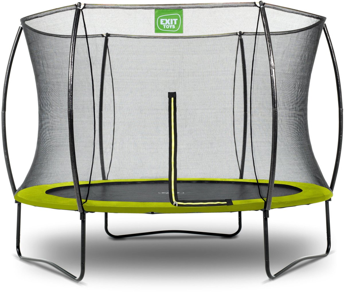 EXIT Silhouette Trampoline ø244cm - Op Poten - Rond - Trampoline Buiten - Voor Kinderen - Groen — afbeelding 9