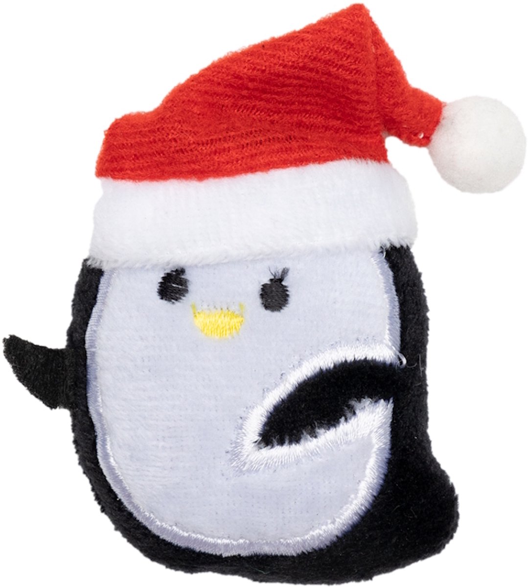 Kerst Pinguïn met Catnip - 6 x 7 cm - UniQ PETS - Kattenspeeltje