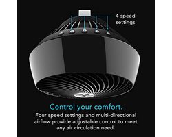 VORNADO Ventilator 660 BLK 4SPD circulator