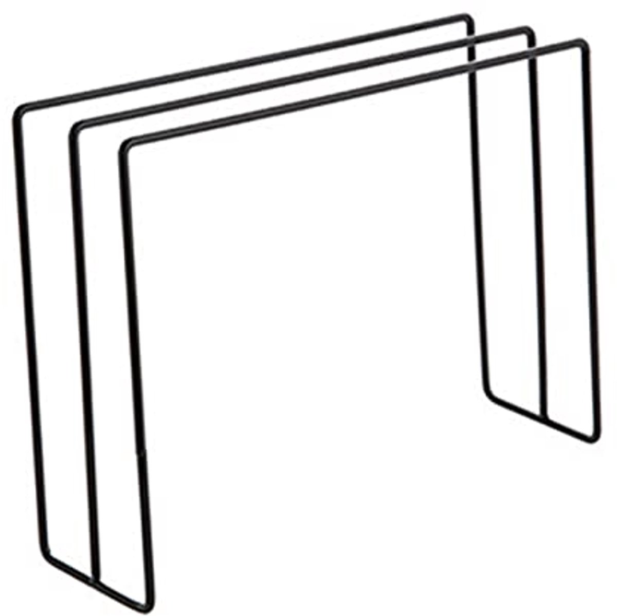 Kitchen Countertop Dishcloth Drying Rack Iron Dishcloth Towel Holder Standing Dishcloth Storage Hanger for Home (Black)