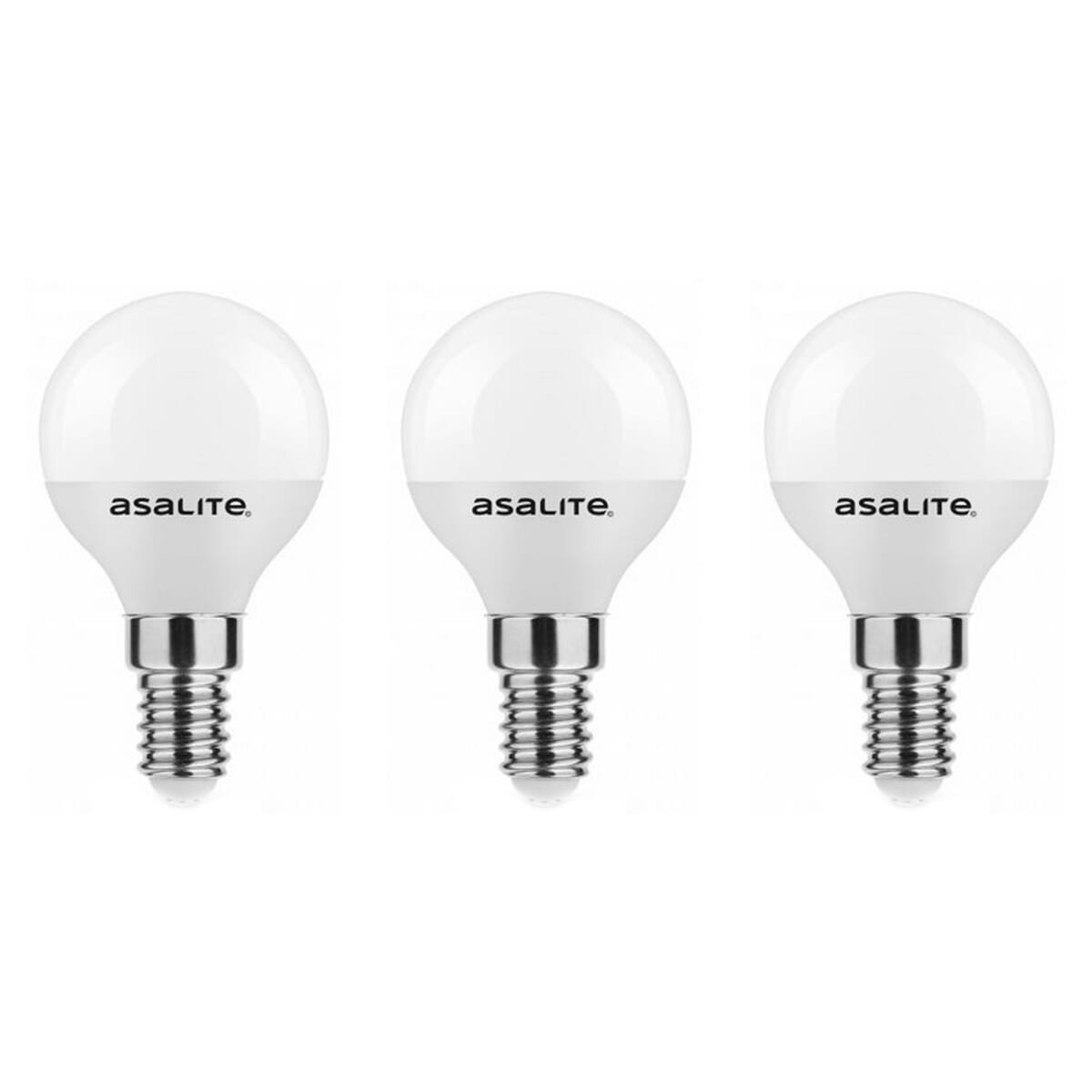 Asalite LED Lamp G45 E14 Fitting - 6W = 40W - 510 Lumen - 4000K Neutraal Wit Licht - Niet Dimbaar - 220-240V - Energiezuinig - 3 stuks