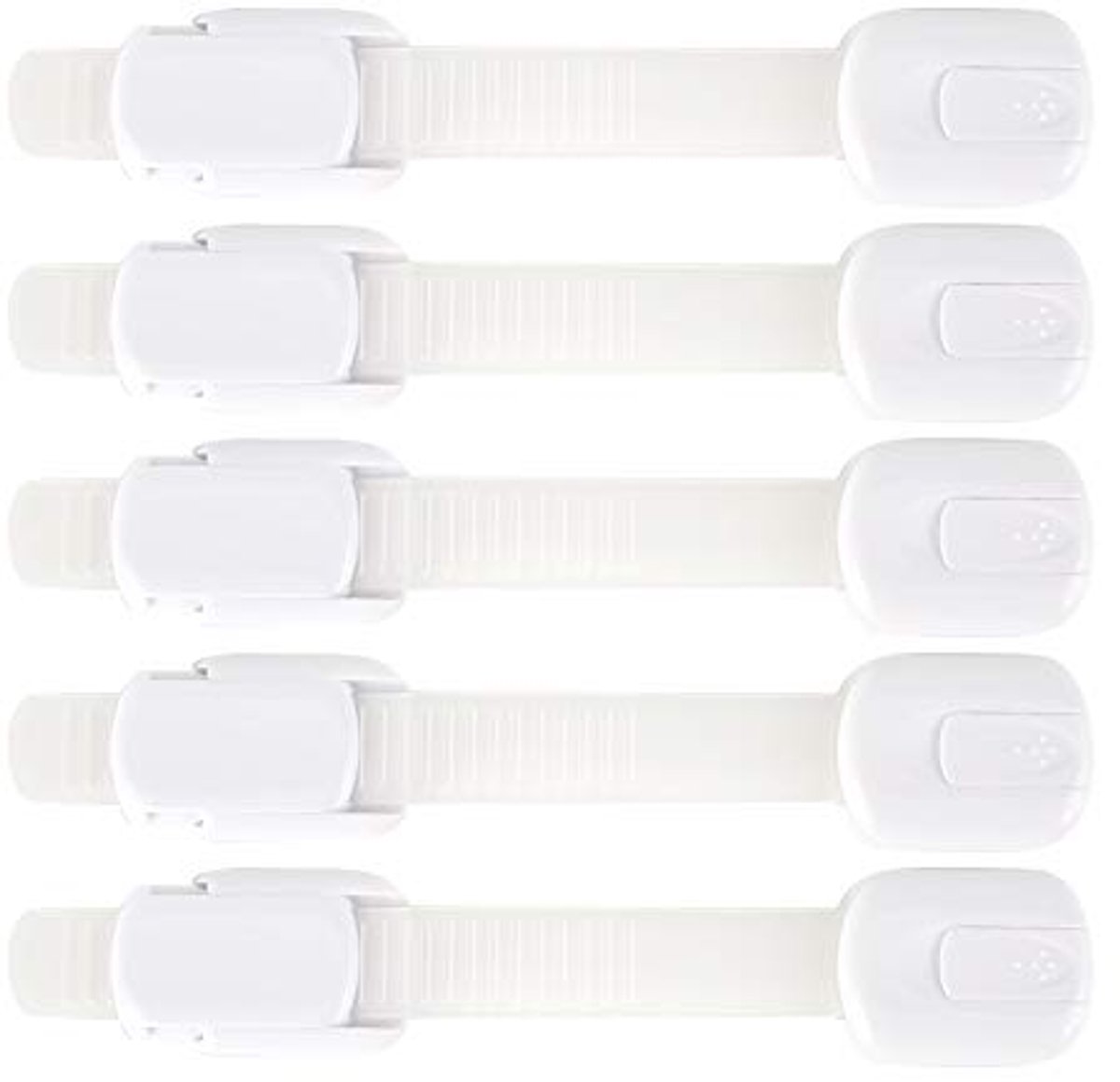 Image of 5-delige Multifunctionele Veiligheidslock voor Deur, Kast, Lades, en Vensters - Babyveiligheid