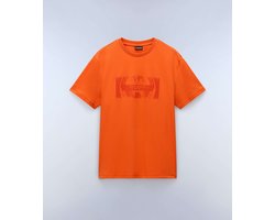 Napapijri Sweatshirt S-Vanni Prt Ss NP0A4IEA Orange Red-L