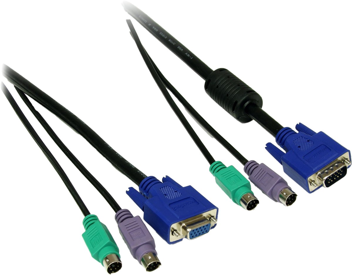 Sweex KVM Cable - 1.8M - toetsenbord-video-muis