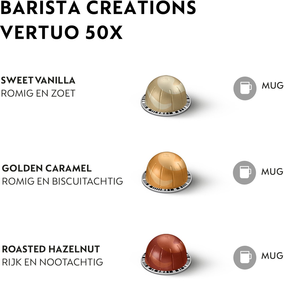 Nespresso - Vertuo - Barista Creations Pakket - Koffiecups - 50 capsules thumbnail 3