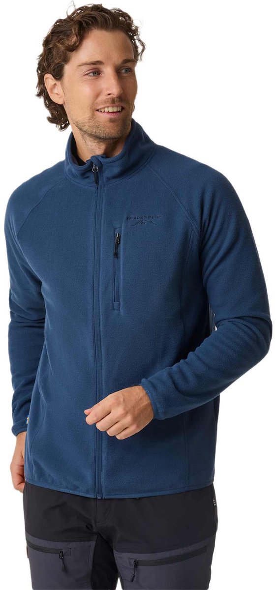 Swedemount Geilo Fleece Full Zip II fleecejas voor heren Blauw