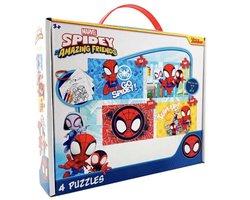 Disney Junior - Marvel - Spidey and his Amazing Friends - 4 Puzzels