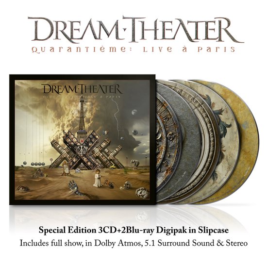 Sony Music Dream Theater Live in Paris - Quarantième - 3CD+3Blu