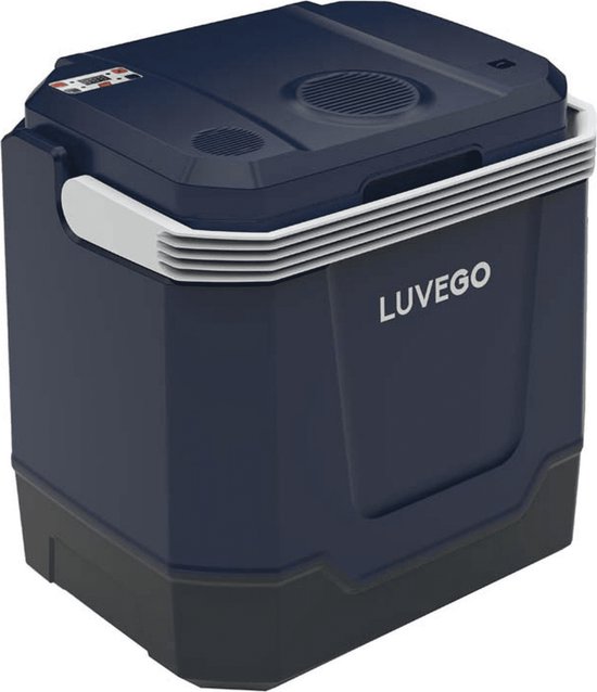 Luvego Koelbox Thermo Elektrische 32L – Eco Stand – 12v 230 volt – Coolbox – Koelbox Elektrisch met Ingebouwde Bluetooth Speaker