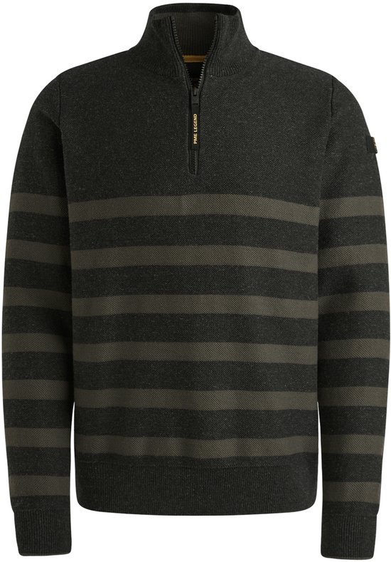 Pull vintage rayé à col en V pour hommes | Mode Vintage