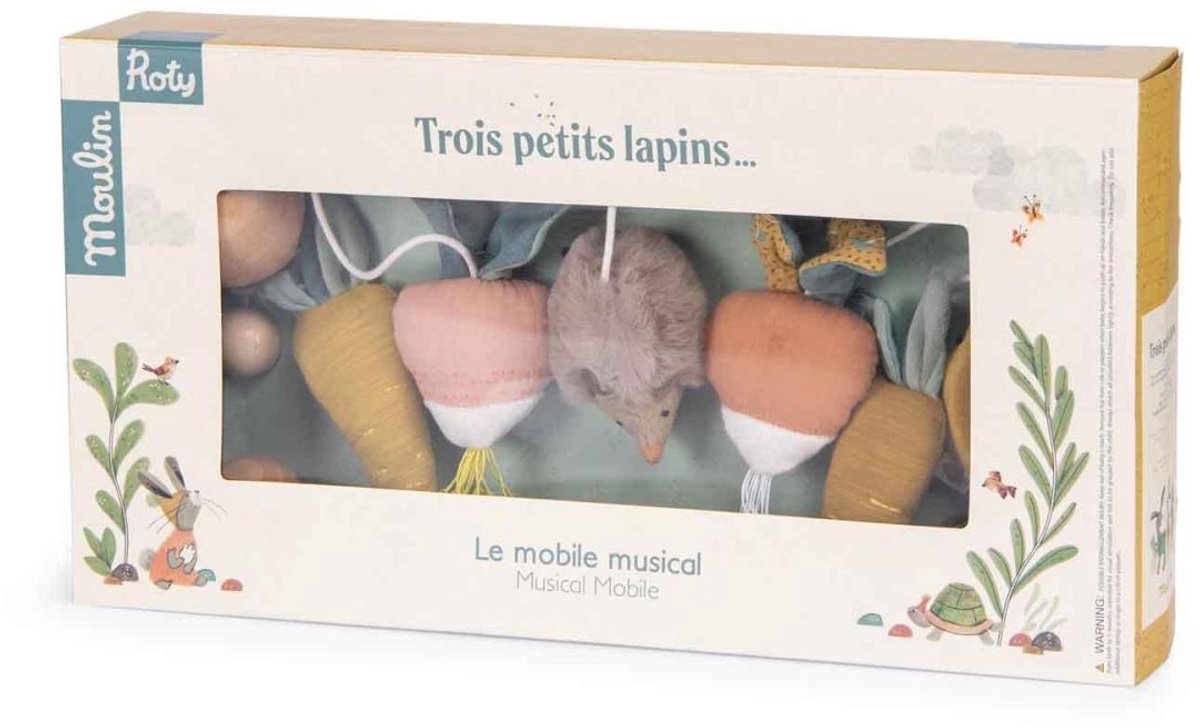 Muziekmobiel 'Trois Petits Lapins'