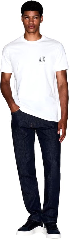 Printed Round Neck Short Sleeve T-shirt - White Shirts