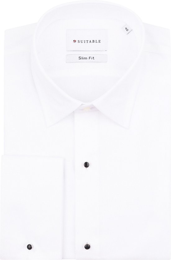 Smoking de smoking adaptée Wit Slim-Fit